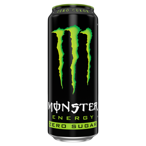 Monster Energy Zero Sugar szénsavas ital koffeinnel és édesítőszerekkel 500 ml