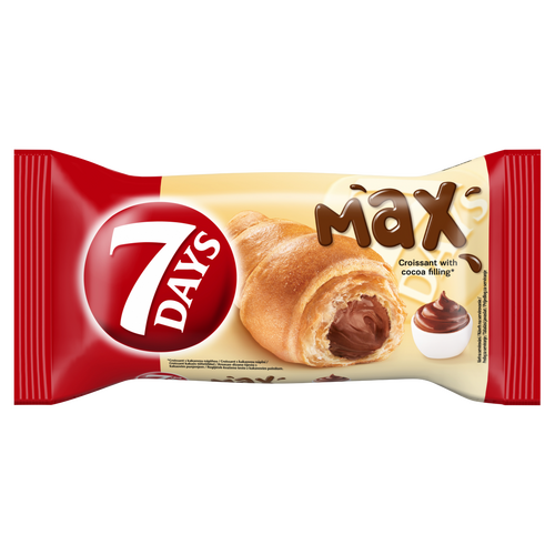 7DAYS Max croissant kakaós töltelékkel 80 g