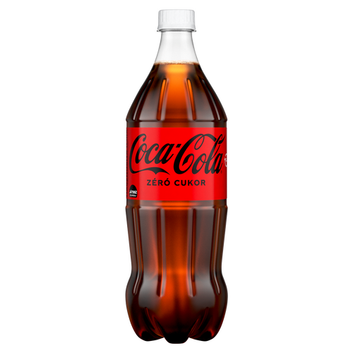Coca-Cola Zéró colaízű energiamentes szénsavas üdítőital édesítőszerekkel 1 l