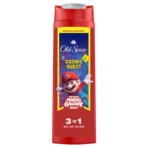 Old Spice Super Mario Special Edition 3 az 1-ben Sampon és Tusfürdő, 400 ml