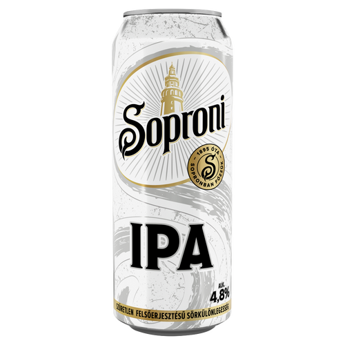 Soproni IPA szűretlen felsőerjesztésű sörkülönlegesség 4,8% 500 ml 