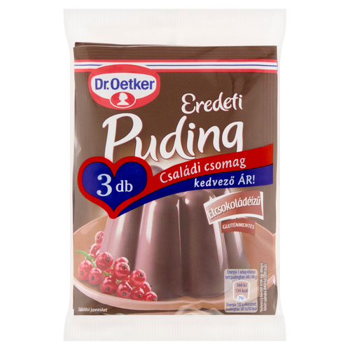 Dr. Oetker Eredeti Puding étcsokoládéízű pudingpor 3 x 48 g
