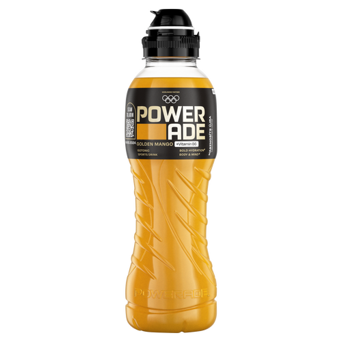 Powerade szénsavmentes, mangóízű izotóniás sportital 500 ml