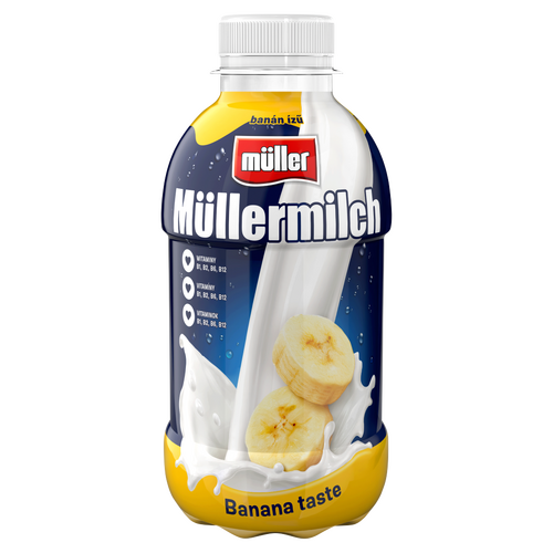 Müller Müllermilch banán ízű zsírszegény tejital 400 g