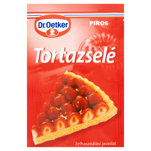 Dr. Oetker piros tortazselé 12 g