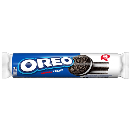 Oreo Double Creme vanília ízű töltelékkel töltött kakaós keksz 157 g
