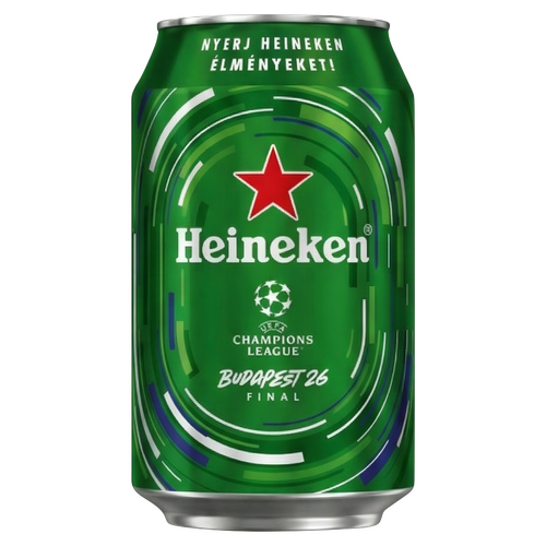 Heineken minőségi világos sör 5% 0,33 l