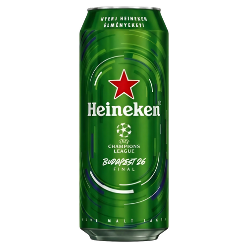 Heineken minőségi világos sör 5% 0,5 l