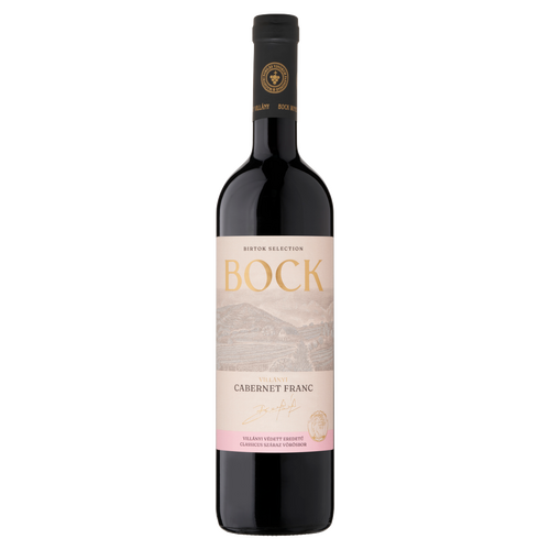 Bock Villányi Cabernet Franc classicus száraz vörösbor 14,5% 750 ml